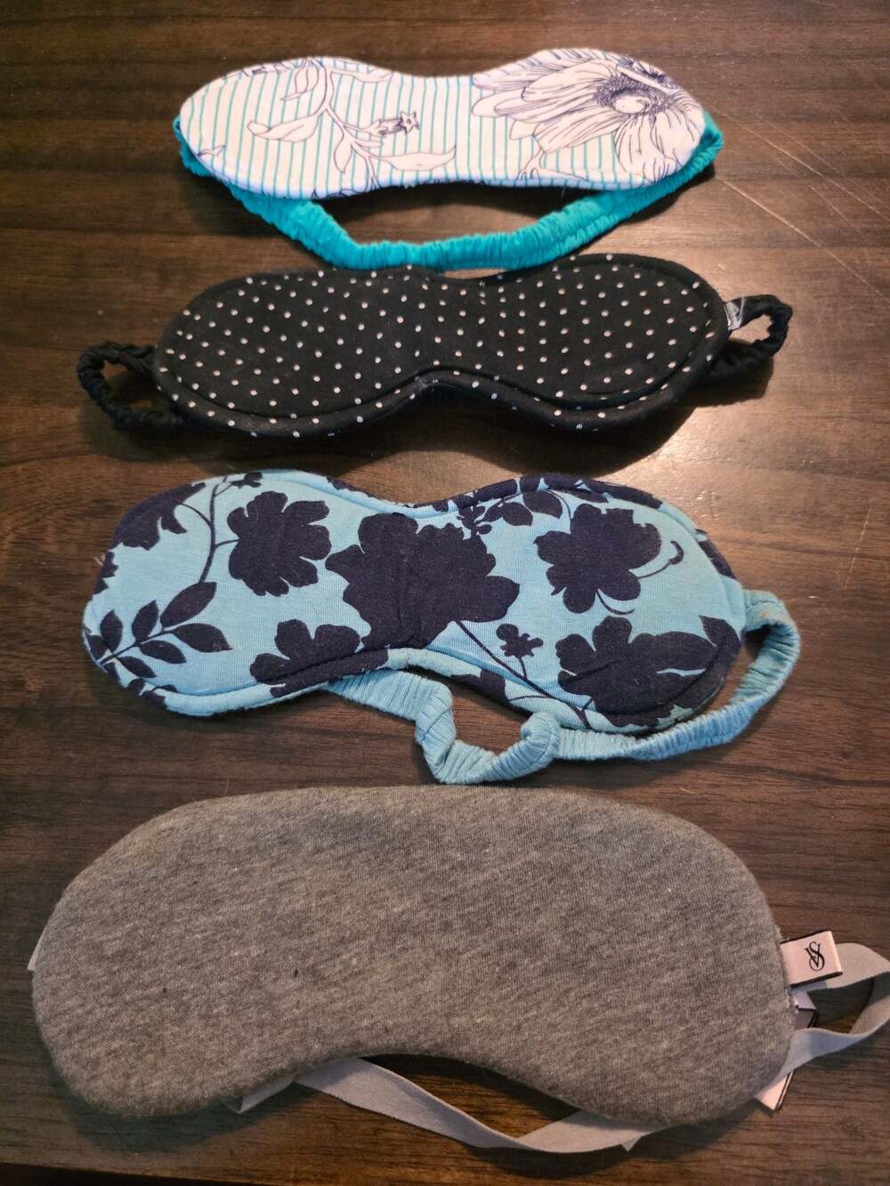 Victoria's Secret Assorted Print and Solid Travel Sleep Mask Set